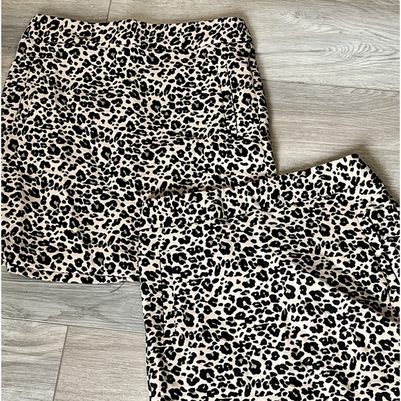 TWO Loft sexy leaper print skirts!!! Size 2!! - Picture 1 of 2